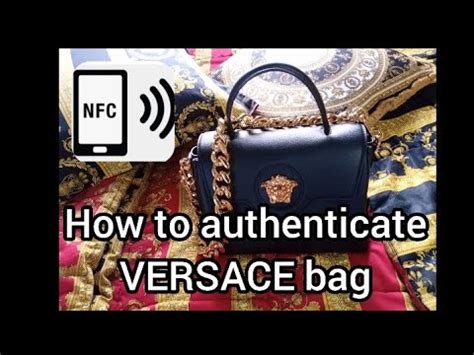 versace bag tag autentic|authentication of Versace products.